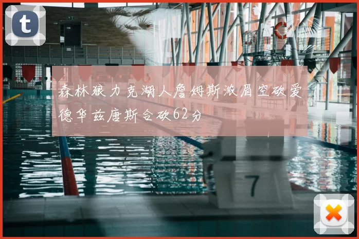 森林狼力克湖人詹姆斯浓眉空砍爱德华兹唐斯合砍62分