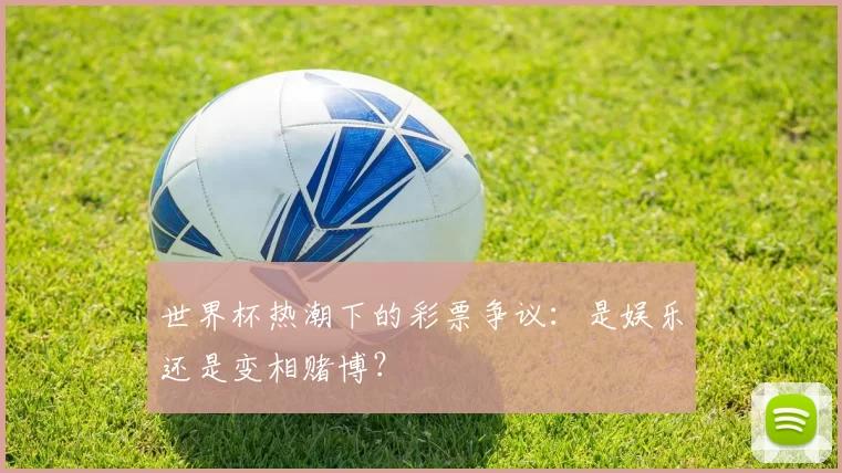 世界杯热潮下的彩票争议：是娱乐还是变相赌博？