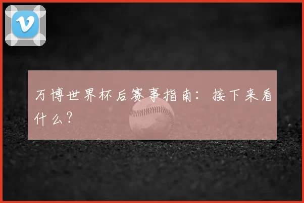 万博世界杯后赛事指南：接下来看什么？